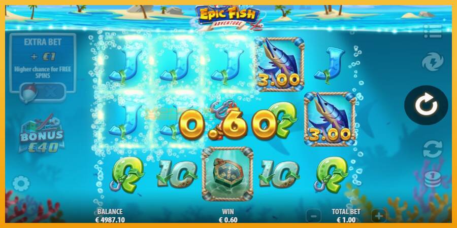 Epic Fish Adventure automat za igre na sreću, slika 3