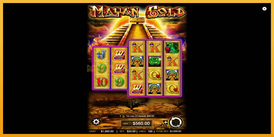 Mayan Gold automat za igre na sreću, slika 3