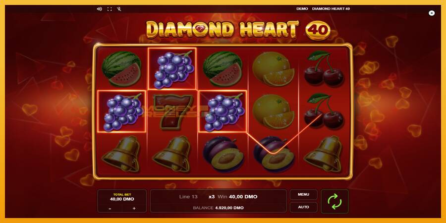 Diamond Heart 40 automat za igre na sreću, slika 2