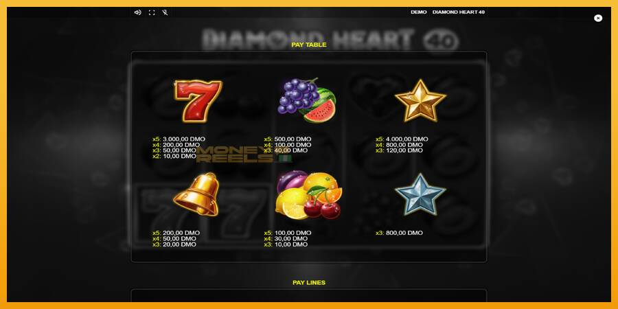 Diamond Heart 40 automat za igre na sreću, slika 5