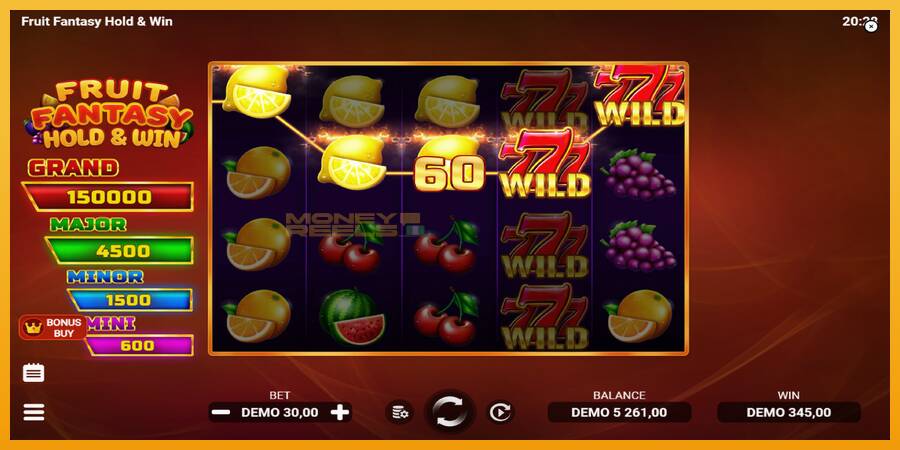 Fruit Fantasy Hold & Win automat za igre na sreću, slika 4