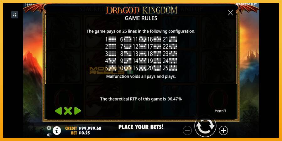 Dragon Kingdom automat za igre na sreću, slika 7