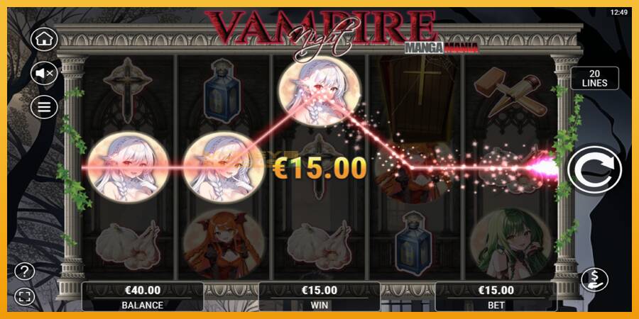 Vampire Night automat za igre na sreću, slika 3