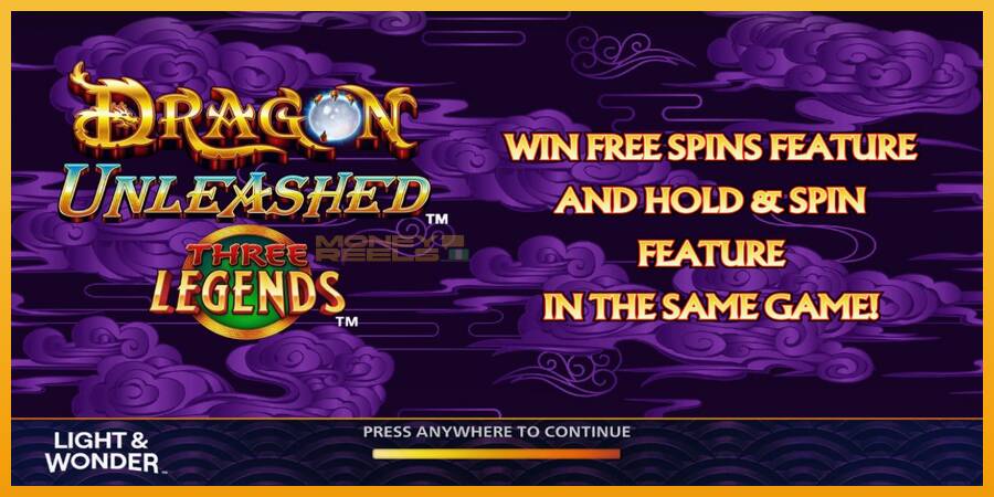 Dragon Unleashed - Three Legends automat za igre na sreću, slika 1