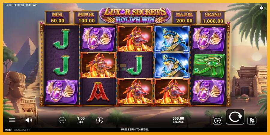 Luxor Secrets Holdn Win automat za igre na sreću, slika 2