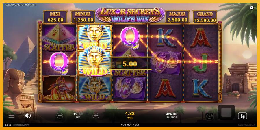 Luxor Secrets Holdn Win automat za igre na sreću, slika 3