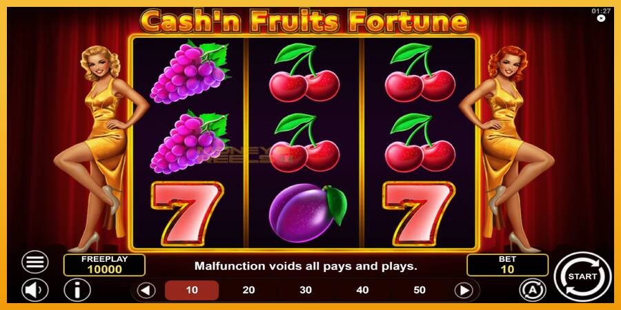 Cashn Fruits Fortune automat za igre na sreću, slika 2