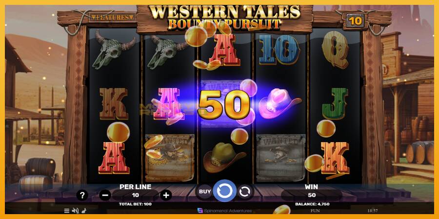 Western Tales - Bounty Pursuit automat za igre na sreću, slika 3