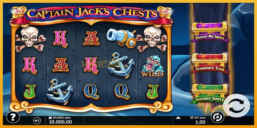 Captain Jacks Chests automat za igre na sreću, slika 1