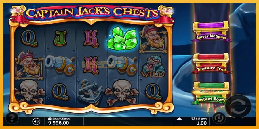 Captain Jacks Chests automat za igre na sreću, slika 4