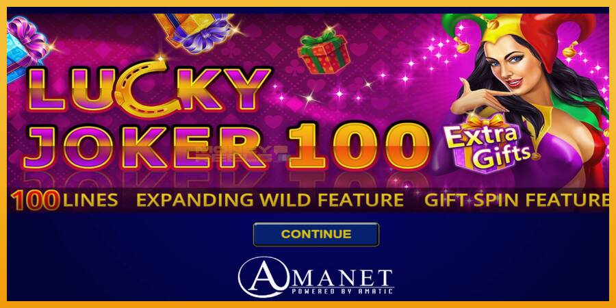 Lucky Joker 100 Extra Gifts automat za igre na sreću, slika 1