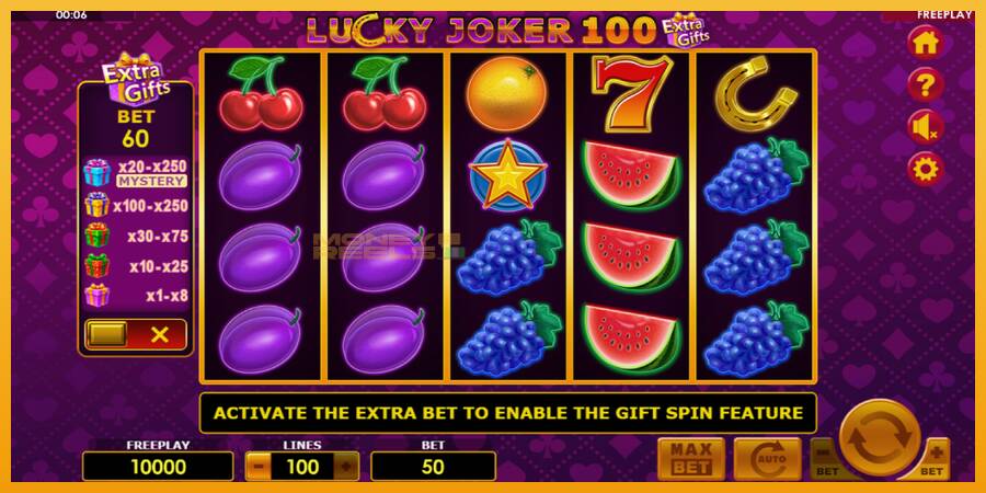 Lucky Joker 100 Extra Gifts automat za igre na sreću, slika 2