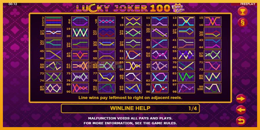 Lucky Joker 100 Extra Gifts automat za igre na sreću, slika 6