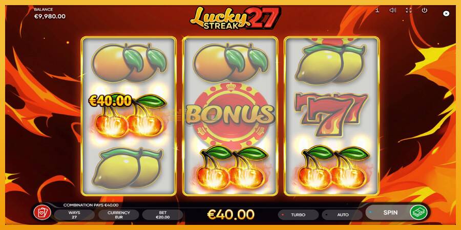 Lucky Streak 27 automat za igre na sreću, slika 4