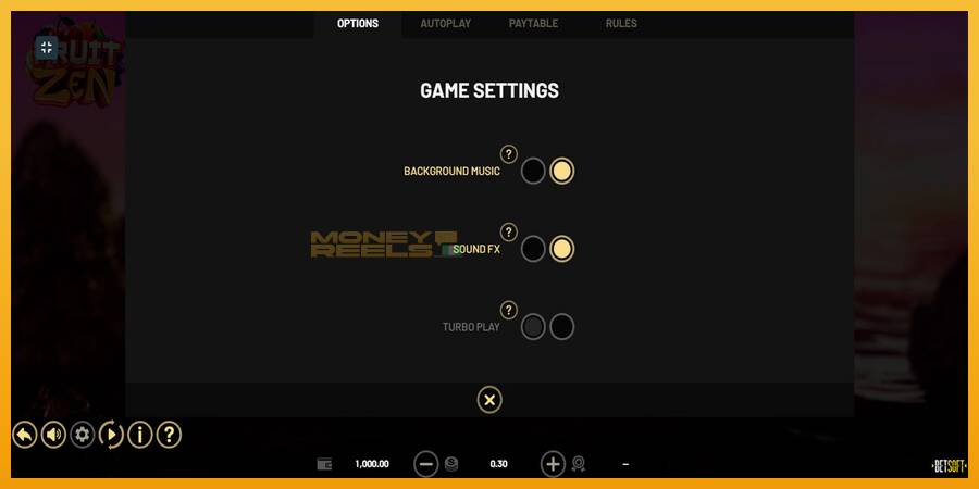 Fruit Zen automat za igre na sreću, slika 5