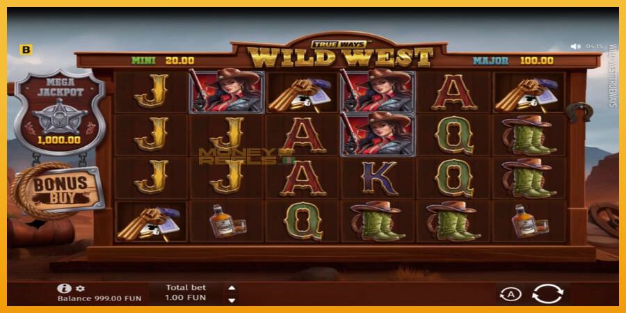 Wild West Trueways automat za igre na sreću, slika 2