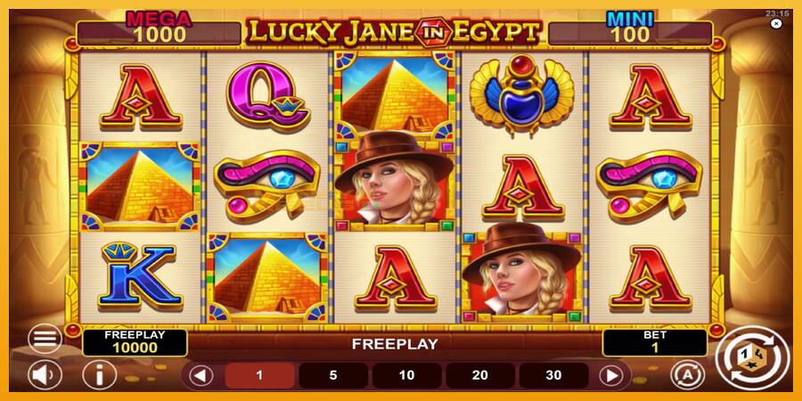 Lucky Jane in Egypt Hold & Win automat za igre na sreću, slika 2