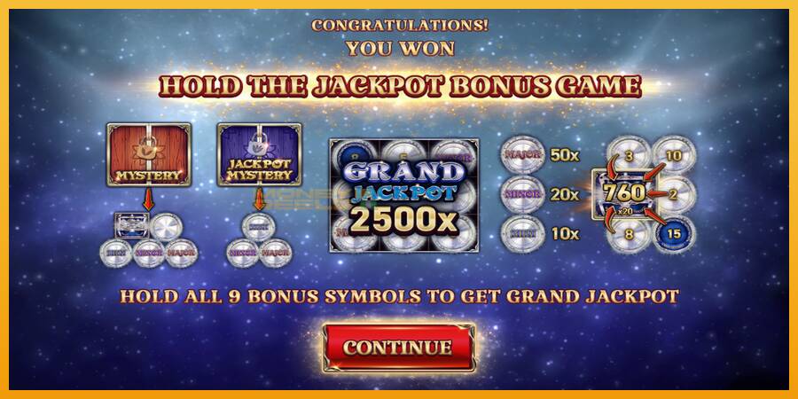 9 Coins Grand Platinum Edition Halloween Jackpot automat za igre na sreću, slika 3