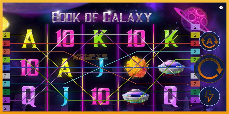 Book of Galaxy automat za igre na sreću, slika 2