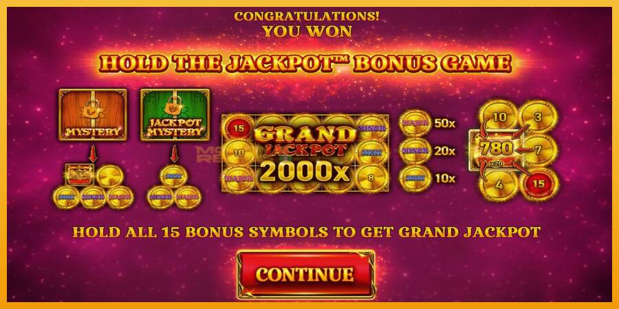 15 Coins Grand Gold Edition Halloween Jackpot automat za igre na sreću, slika 3