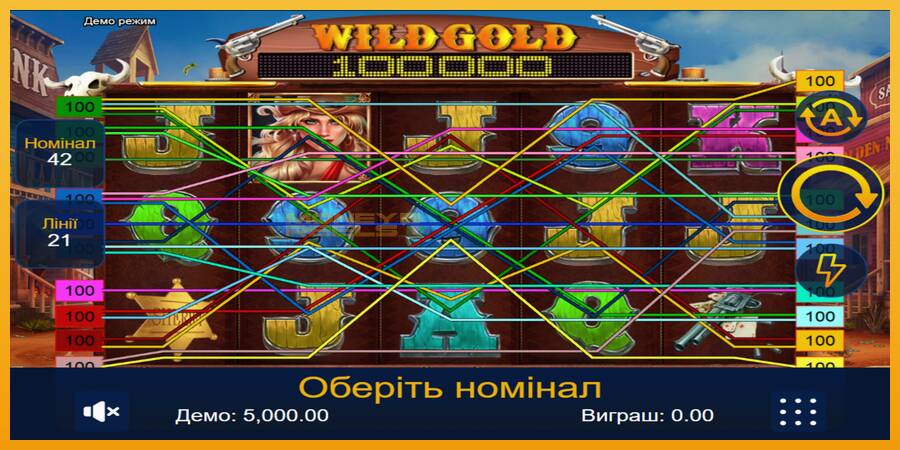 Wild Gold 100000 automat za igre na sreću, slika 1