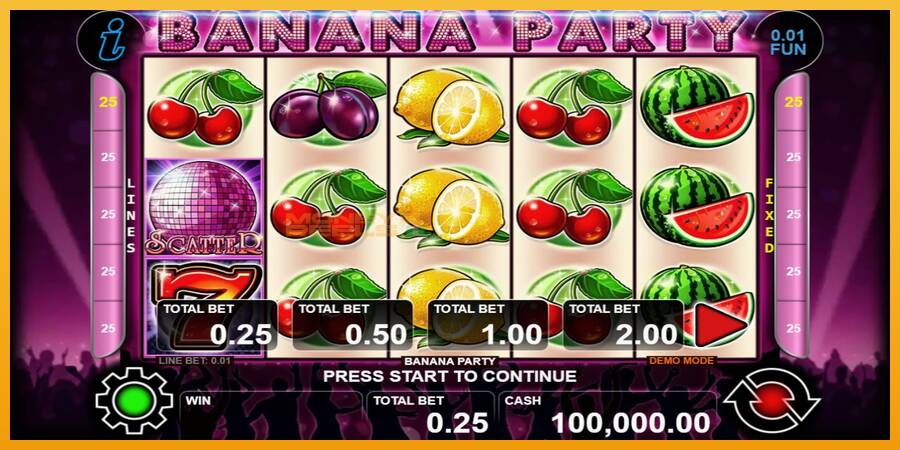 Banana Party automat za igre na sreću, slika 1