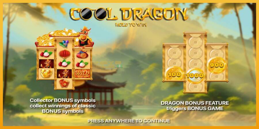 Cool Dragon: Hold to Win automat za igre na sreću, slika 1