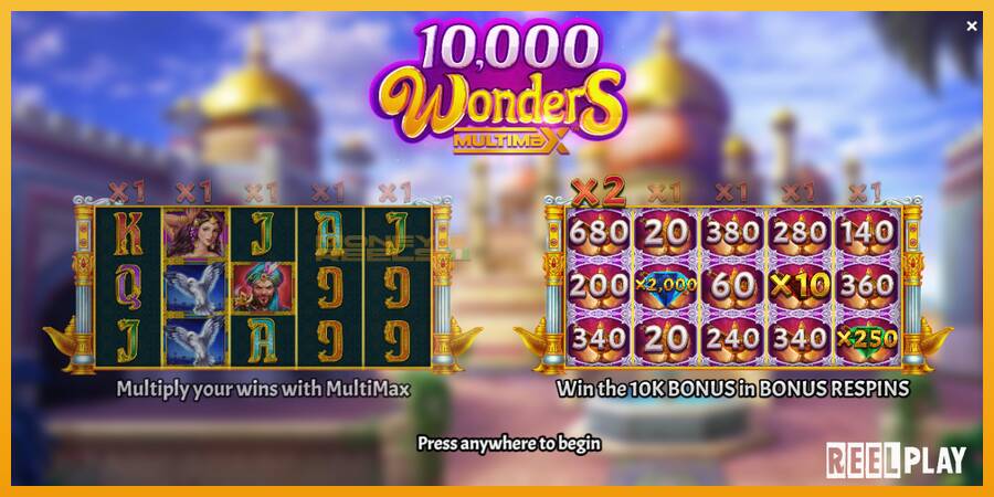 10,000 Wonders Multimax automat za igre na sreću, slika 1