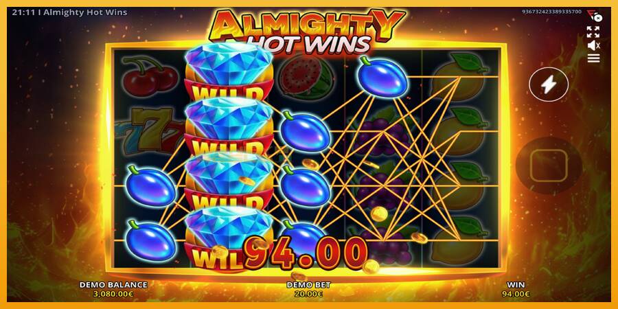 Almighty Hot Wins automat za igre na sreću, slika 4