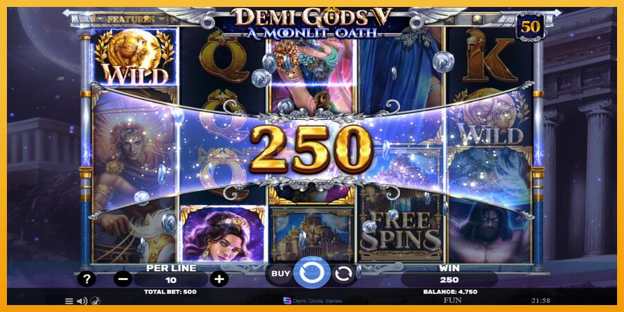 Demi Gods V – A Moonlit Oath automat za igre na sreću, slika 3