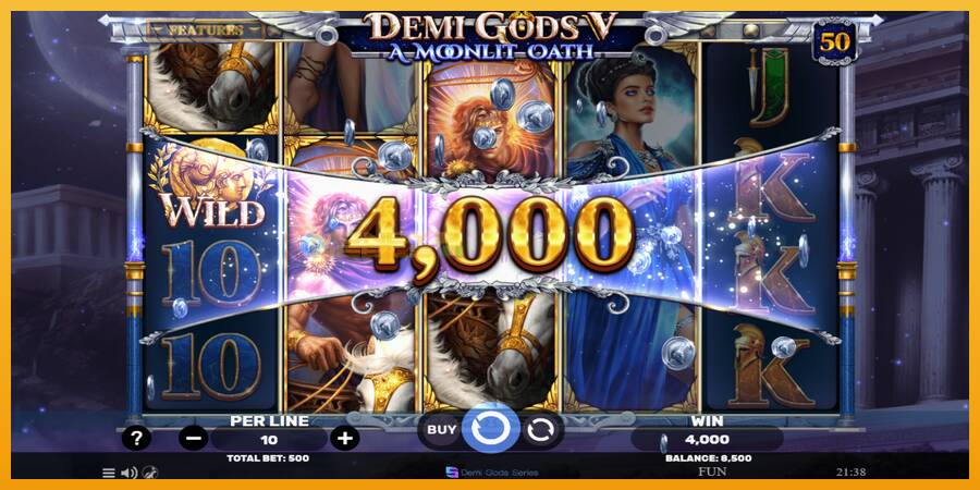 Demi Gods V – A Moonlit Oath automat za igre na sreću, slika 4