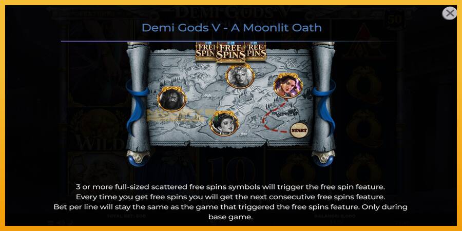 Demi Gods V – A Moonlit Oath automat za igre na sreću, slika 5