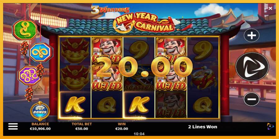 3 Wonders New Year Carnival automat za igre na sreću, slika 4