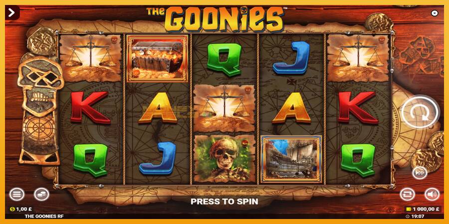 The Goonies Deluxe Rapid Fire Jackpots automat za igre na sreću, slika 2