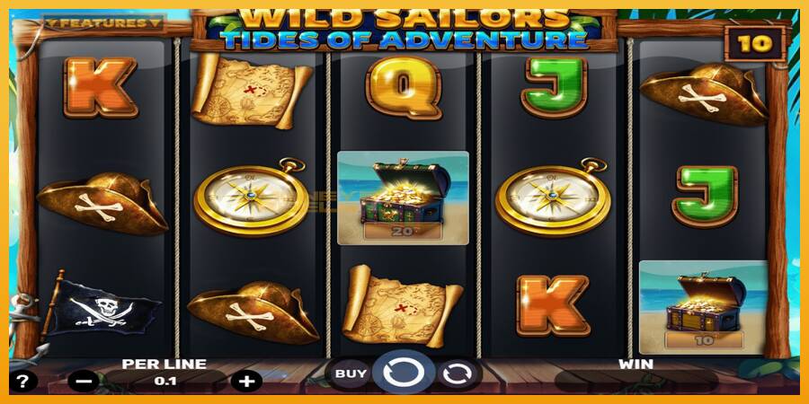 Wild Sailors – Tides of Adventure automat za igre na sreću, slika 2