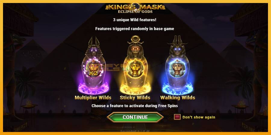 King’s Mask Eclipse of Gods automat za igre na sreću, slika 1