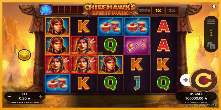 Chief Hawk’s Spirit Walk automat za igre na sreću, slika 2