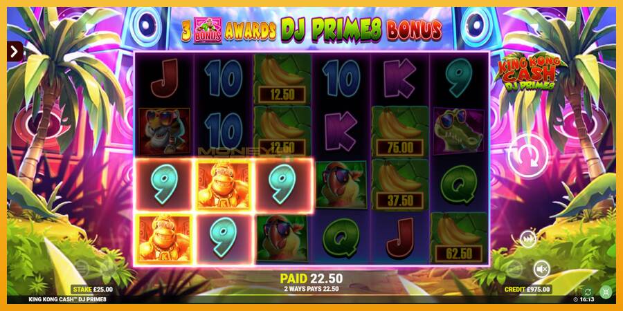 King Kong Cash DJ Prime8 Rapid Fire Jackpots automat za igre na sreću, slika 3