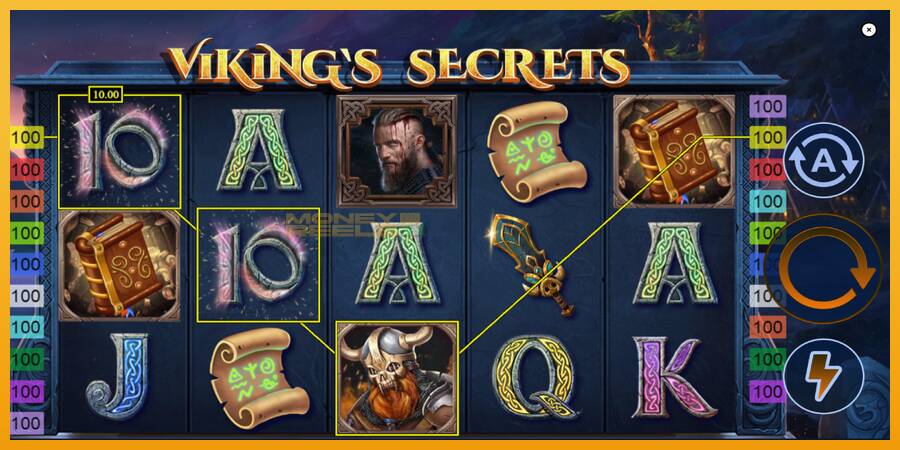 Vikings Secrets automat za igre na sreću, slika 4