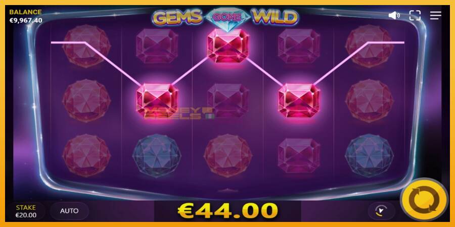 Gems Gone Wild automat za igre na sreću, slika 3