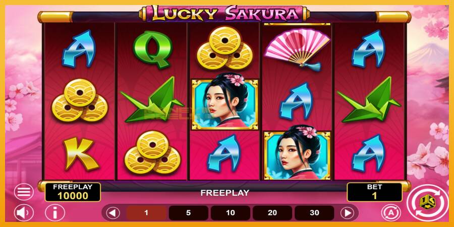 Lucky Sakura Win Spins automat za igre na sreću, slika 2