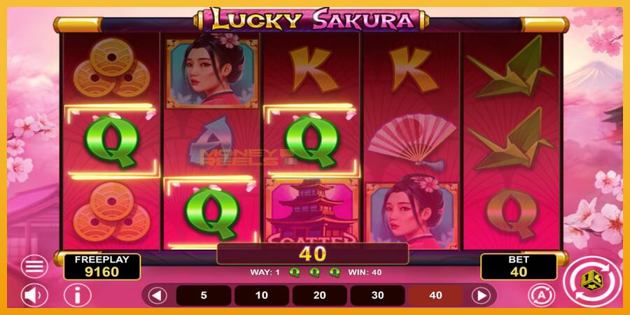 Lucky Sakura Win Spins automat za igre na sreću, slika 4