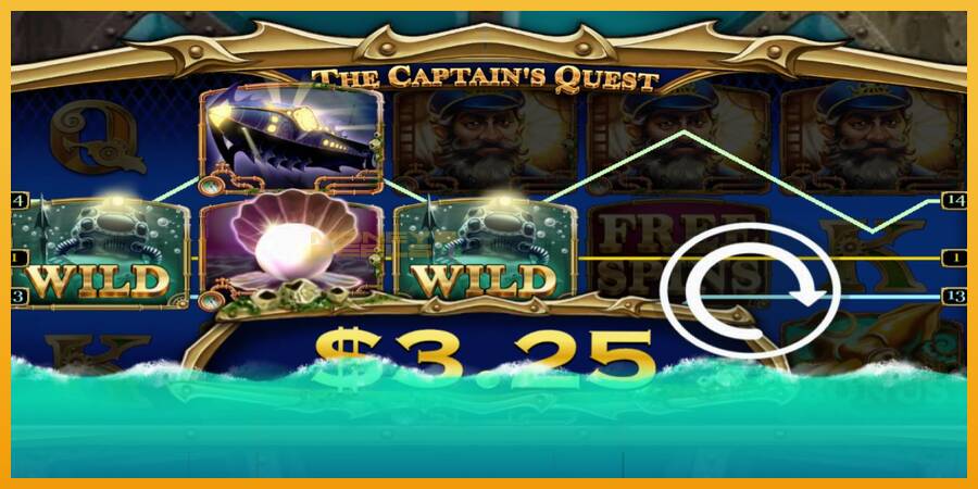 The Captains Quest automat za igre na sreću, slika 2