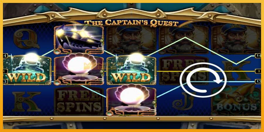 The Captains Quest automat za igre na sreću, slika 3