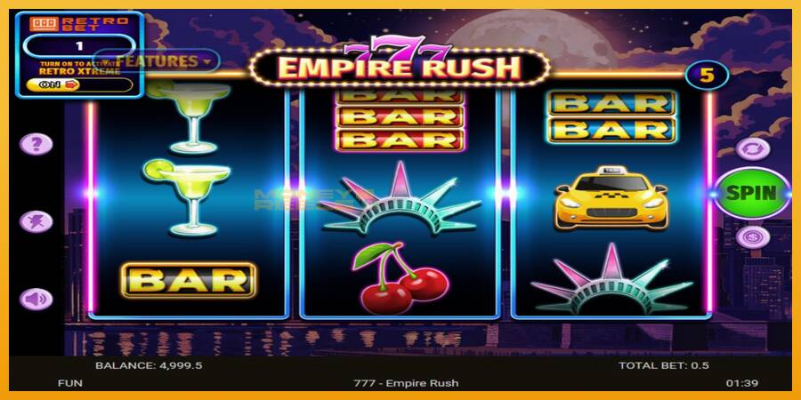 777 Empire Rush automat za igre na sreću, slika 2