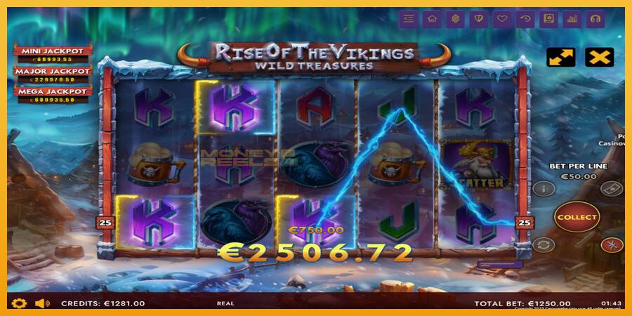 Rise of The Vikings - Wild Treasures automat za igre na sreću, slika 3