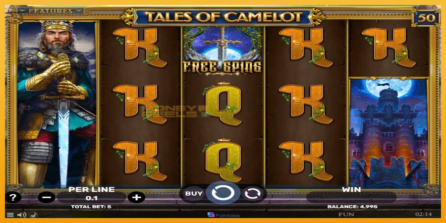 Tales of Camelot automat za igre na sreću, slika 2