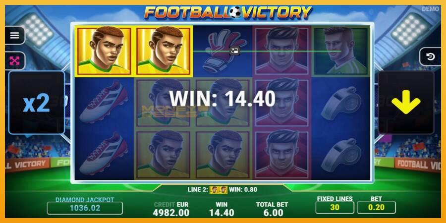 Football Victory automat za igre na sreću, slika 3