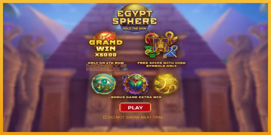 Egypt Sphere automat za igre na sreću, slika 1