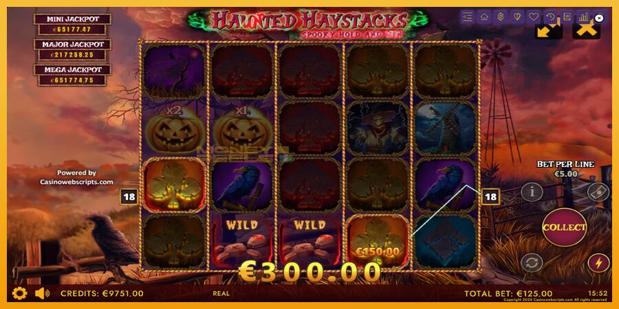 Haunted Haystacks - Spooky Hold and Win automat za igre na sreću, slika 3